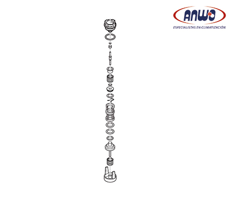 GRUPO ACOPLE MOTOR VALV. 3 VIAS DUO-TEC 40 GA